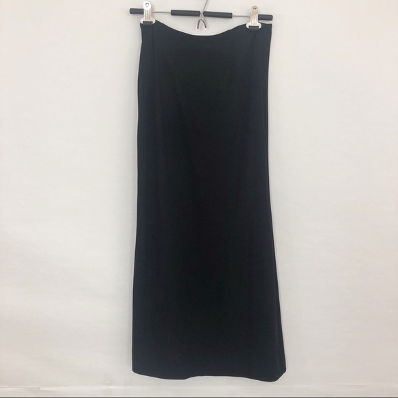 NWT GIBSON Ponte Knit Cinched Ruched Waist Midi Length Skirt Size Small - Picture 3 of 6